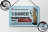 Blechschild Spruch 18x12cm du Bist nicht nur der Hammer Produktbild-Vorschau 2