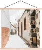 MuchoWow® Textilposter Sommer - Haus - Straße 40x40 cm mit Produktbild-Vorschau 1