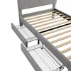 Polsterbett mit LED-Beleuchtung und Schubladen, 90x200cm, Produktbild-Vorschau 11