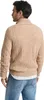 Gant Pullover beige Halbreißverschluss gestrickt Textur Produktbild-Vorschau 2