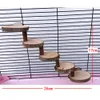 Hamster-Kletterspielzeug, Natürliches Holztreppen- Und Produktbild-Vorschau 2
