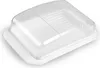Dekorative Butterdose - Transparent mit Deckel - Produktbild-Vorschau 1