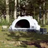 vidaXL Campingzelt 3 Personen Weiß Verdunkelungsstoff Quick Produktbild-Vorschau 3