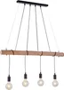 Selltec Pendellampe DAMIAN Holz Echtholz-Balken, Vintage- Produktbild-Vorschau 1