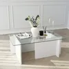 Teti - Couchtisch, 105x65x40h cm Weiß, Zeitschriftenhalter Produktbild-Vorschau 6