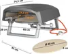 BBQ-Toro Gas Pizzaofen mobil mit Drehteller, Produktbild-Vorschau 2