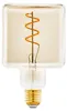 Eglo LED Spiral Filament Würfel 4W = 27W E27 Gold 180lm Produktbild-Vorschau 1
