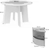 Set tavolo con ardesia e 4 sedie contenitore per bambini, Anteprima dell’immagine prodotto 6