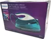 The image shows the packaging for a Philips PerfectCare steam iron. The box is predominantly purple and features a large image of the iron. Anteprima dell’immagine prodotto
