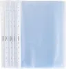 A stack of transparent plastic document protector sleeves. Anteprima dell’immagine prodotto