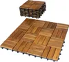 11er Pack Holzfliesen für Balkon 30x30 cm - 1 qm - Produktbild-Vorschau 1
