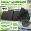 TTL GARDEN Unkrautvlies 30m² 2x15m Schwarz 100g/m² Produktbild-Vorschau 2