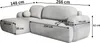 Masseno Ecksofa MODENZA N L-S mit Schlaffunktion L-Form, Produktbild-Vorschau 7