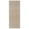 vidaXL Tappeto Bambù Naturale Rettangolare 80x200 cm Anteprima dell’immagine prodotto 1