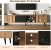 okwish TV-Schrank Fernsehschrank lowboard mit 3 Produktbild-Vorschau 5