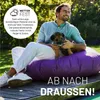 Lumaland Sitzsack In-& Outdoor 300l silber Náhled obrázku produktu 6