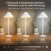 Akku Tischleuchte LED 2er Pack - Magnetische Romantische Produktbild-Vorschau 2