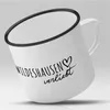 Huuraa Emaille Tasse Wildeshausen  Geschenk Kaffeebecher Produktbild-Vorschau 2