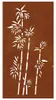 vidaXL Záhradná nástenná dekorácia 105x55 cm Corten Steel Náhľad obrázku produktu 3