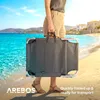 Arebos, sada 2 skladacích ležadiel so slnečnou strieškou, Náhľad obrázku produktu 7