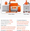 Pompa próżniowa SucceBuy 9 CFM, 2-stopniowa łopatka Podgląd zdjęcia produktu 7