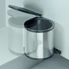 WESCO Poubelle à encastrer ronde - inox / noir, 13 litres Voir les images du produit 6