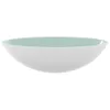 vidaXL Szklana umywalka 50x37x14 cm biała Podgląd zdjęcia produktu 3