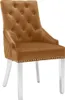 SYFAX™ sedie per sala da pranzo 2 pezzi. Velluto marrone Anteprima dell’immagine prodotto 2