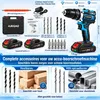 AJIEQAQ Accuboormachine 21V MAX, 45 Nm, 18+1, 2 Productafbeelding-voorbeeld 8