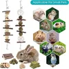 ERKOON 70PCS králičí hračka, malé zvíře žvýkací hračka Náhled obrázku produktu 5