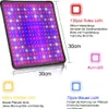 A grow light with dimensions and feature callouts. Náhľad obrázku produktu