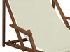 Liegestuhl weiß Gartenliege klappbare Sonnenliege Deckchair Produktbild-Vorschau 9