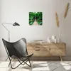 Wanduhr - Quadrat - Glasuhr - Gehweg Baum Holz Steg - Produktbild-Vorschau 6