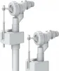 Two white toilet fill valves are shown against a white background. Anteprima dell’immagine prodotto