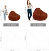 Dreamroots Bean Bag 70x70x70 cm Sitzsack Kinder mit Lehne Produktbild-Vorschau 5
