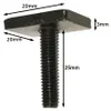 4 Nutsteine M8x25mm Dachträger Relingträger T-Nut Adapter Produktbild-Vorschau 2