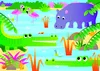Galt Toys 1005071 Jungle 4 Puzzles in der Box – Dschungel, Produktbild-Vorschau 5