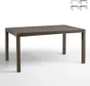 Tavolo rettangolare 150x90 cm in wicker stampato con gambe Anteprima dell’immagine prodotto 8