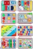 Montessori Sensoric Manipulation Panel Clock Material Case Náhled obrázku produktu 2