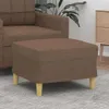 vidaXL Podnožka Brown 60x50x41 cm Látka Náhľad obrázku produktu 2