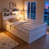 Letto per bambini Flieks, 90x190 cm, con 2 cassetti, letto Anteprima dell’immagine prodotto 3