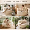 Pohovka "Sitzsack" 110 cm, potažená kvalitní tkaninou Náhled obrázku produktu 5