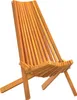A wooden chair on a white background. Voir les images du produit