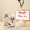 Kerzenhalter 70 Geburtstag Frau Mann Geschenk Holz Deko Produktbild-Vorschau 3