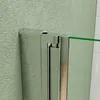 AICA Badewannenaufsatz 80cmx140cm Faltwand 6mm ESG-glas Produktbild-Vorschau 4