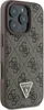 A close-up side view of a smartphone case with a repeating Guess logo pattern. Podgląd zdjęcia produktu