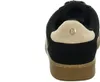 The back view of a black and tan sneaker on a white background. Voir les images du produit