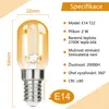 ZMH 4 kusy žárovka E14 LED teplá bílá vintage T22 LED Náhled obrázku produktu 3