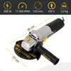 Amoladora angular de 850W, 125mm, + 10 discos de corte, Vista previa de la imagen del producto 2