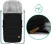 Fillikid Fußsack Bernina Alpina Lammfell Schwarz Produktbild-Vorschau 5